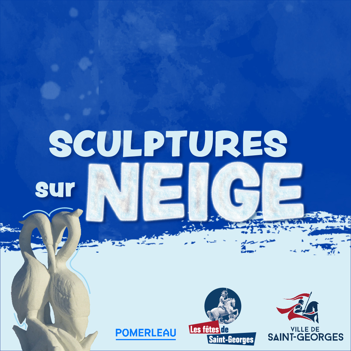 Le concours de sculptures sur neige aura lieu du 3 au 5 février 2023 au parc Pomerleau